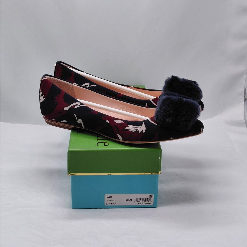 Kate Spade Womens Flats Size 8.5 Navy Quiet Luxury Whimsigoth Dark Romantic